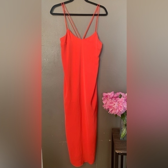 💐💐Like New💐💐Coral Maxi dress- Small - Picture 4 of 10